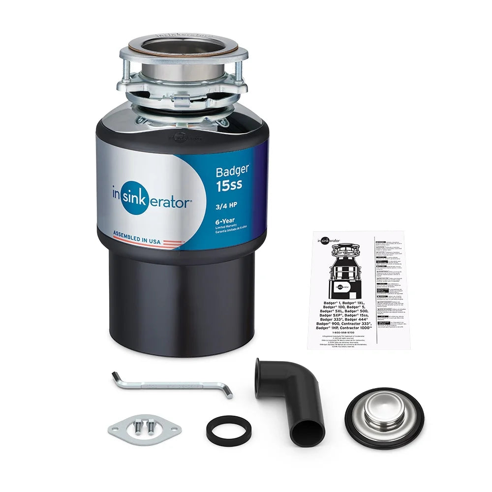 3/4-HP Continuous Feed Garbage Disposal F19917
