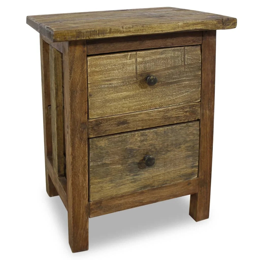 Solid Reclaimed Wood Nightstand X551978
