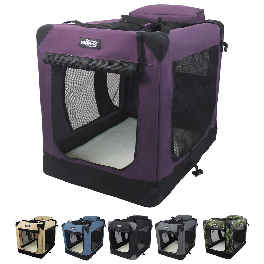 3-Door Folding Soft Dog Crate F6343