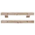 72 in. Unfinished Shelf or Mantel Shelf N6888