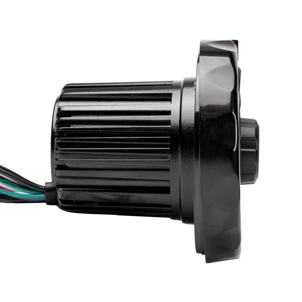 Marine Gauge Receiver with Bluetooth and 2 Black 6.5 Speakers U439205