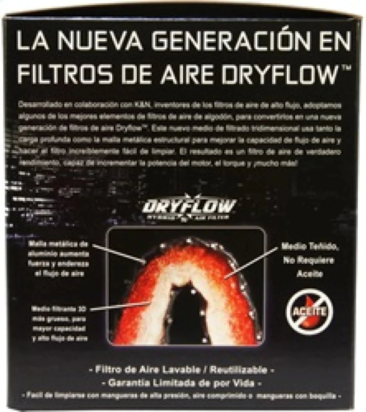 Universal DryFlow Clamp-On Air Filter T41605