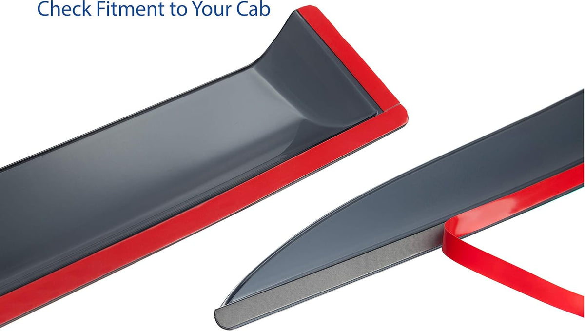 Shatterproof Tape-on Window Deflectors 4 pcs R68358