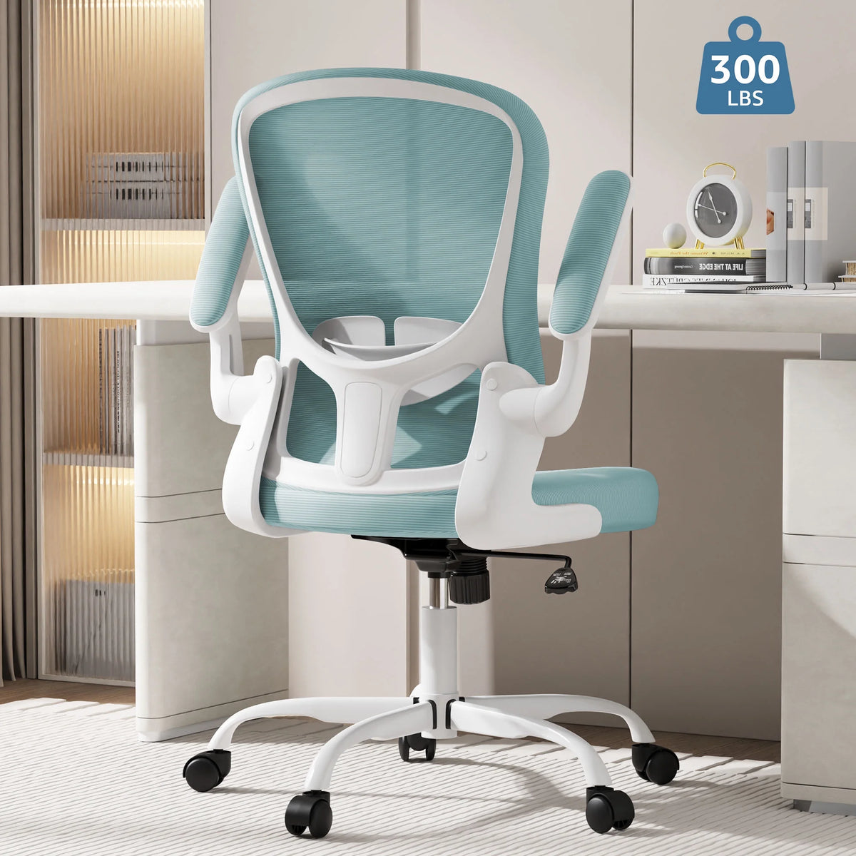 Ergonomic Office Chair with Lumbar Support and Adjustable Height Q5961
