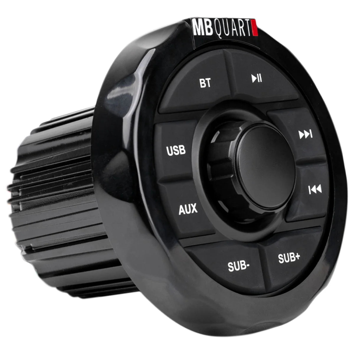 Marine Gauge Receiver with Bluetooth and 2 Black 6.5 Speakers U439205