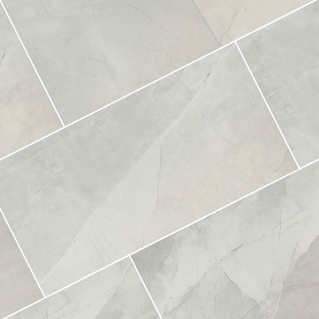 Ivory 12 X 24 Polished Porcelain Tile W999