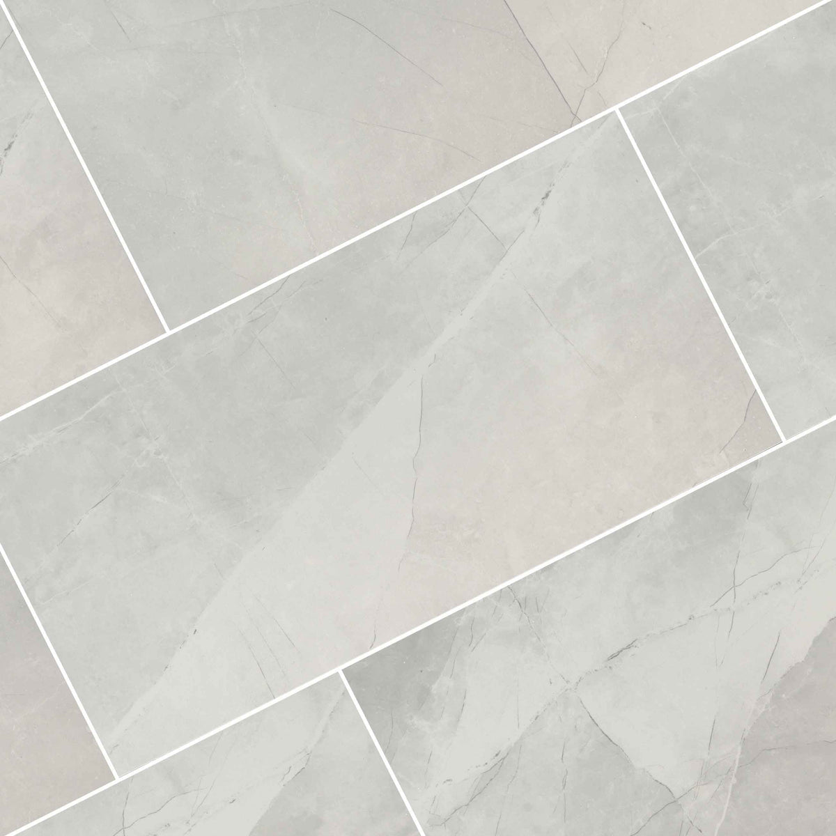 Ivory 12 X 24 Polished Porcelain Tile W999
