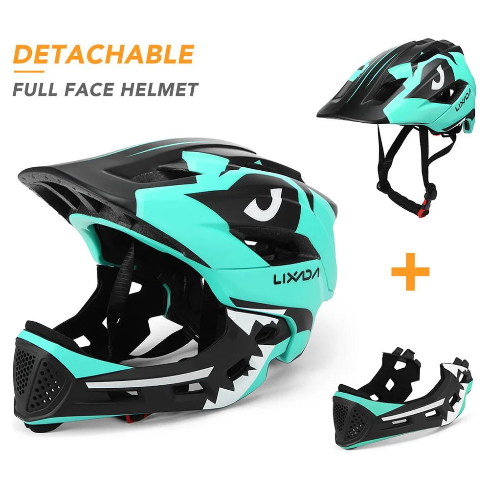 Kids Detachable Full Face Helmet for Cycling Skateboarding Roller Skating B503450