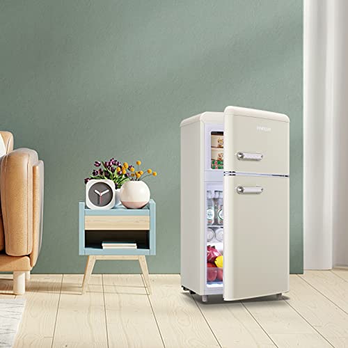 Retro Mini Fridge with two doors U7278