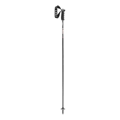 Black/White/Neon Red Carbon Ski Poles N2999