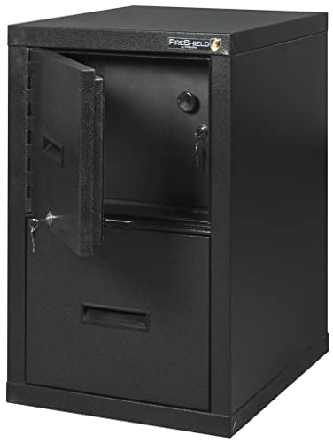 22" Vertical 1-Drawer Metal File Cabinet and Safe Q26733