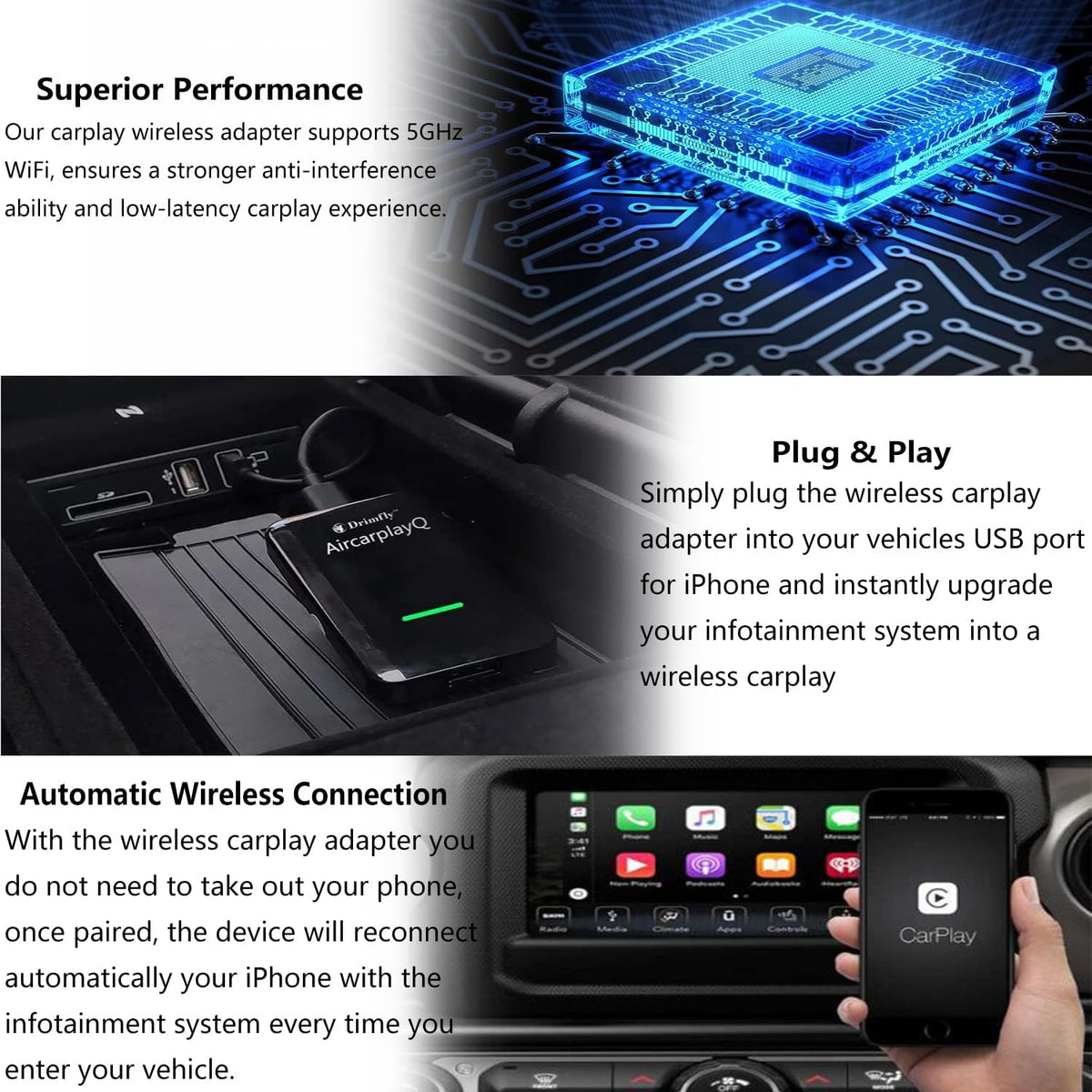 Wireless CarPlay Adapter Y4628