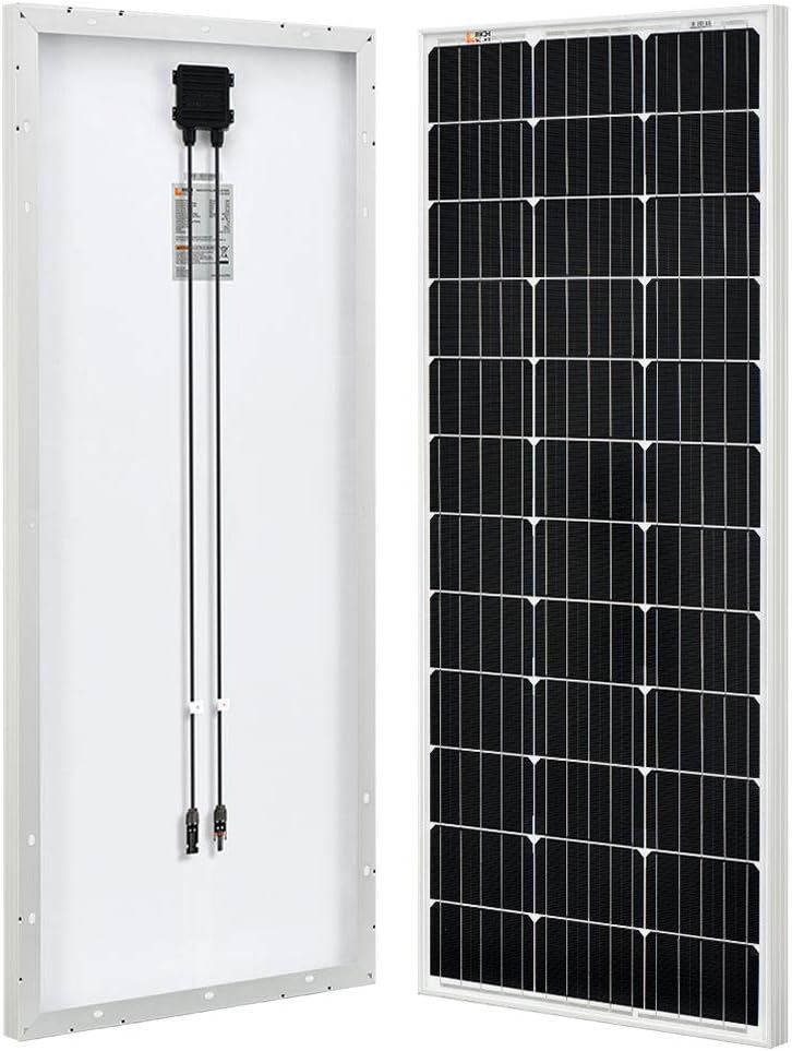 200 Watt 12 Volt Monocrystalline Solar Panel 2 Pack L497