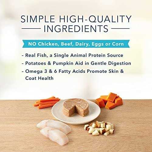 Grain Free Fish and Potato Entree Canned Cat Food 3-oz O778