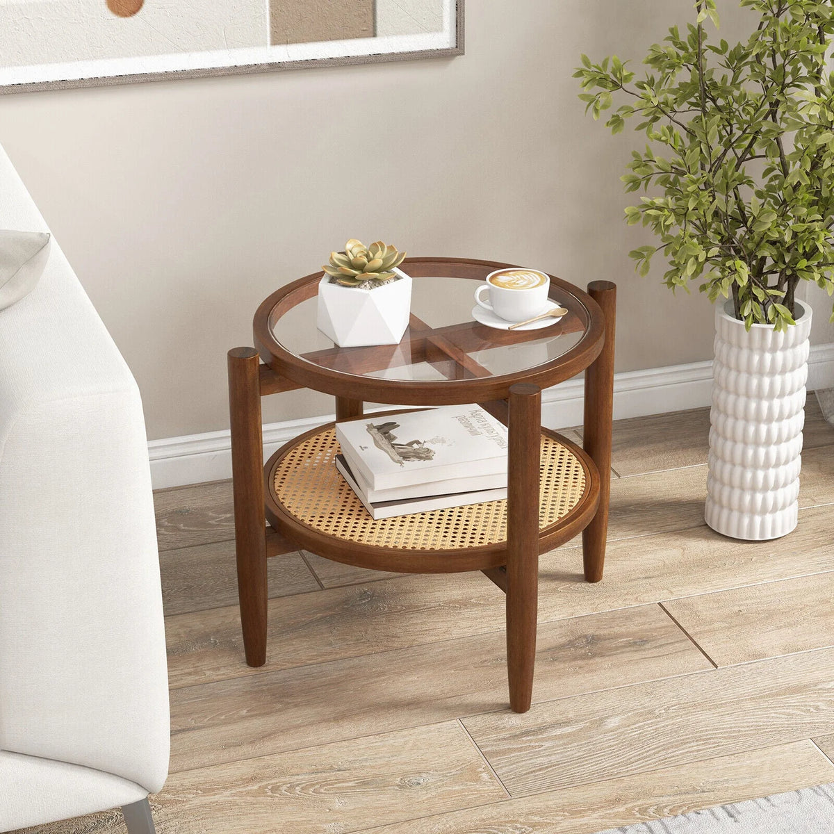 Set of 2 Storage Side Table F841