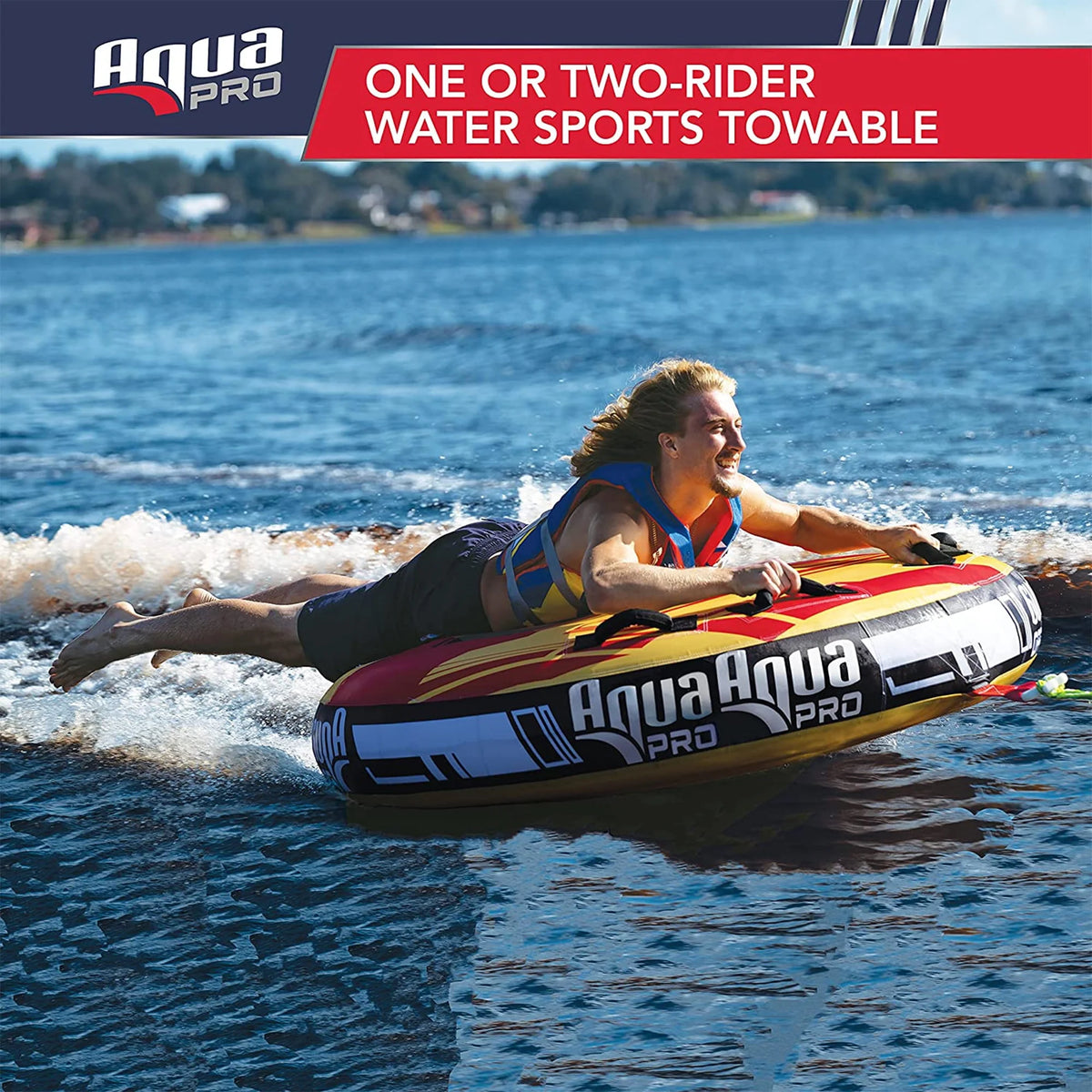 Heavy Duty Nylon Deck Style Towable 1 Person Rider W753908