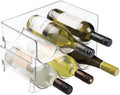 Plastic Stackable Wine Bottle Holder Stand J6673