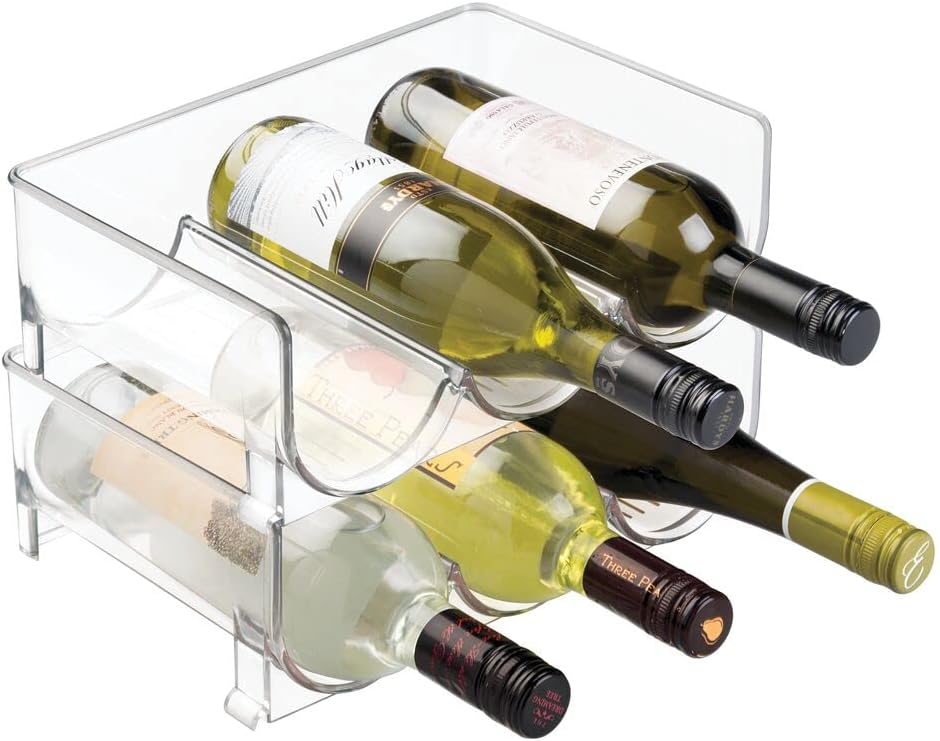 Plastic Stackable Wine Bottle Holder Stand J6673
