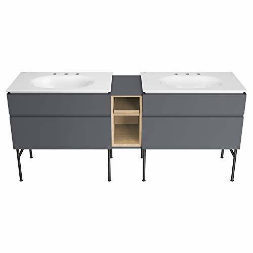 White 33 in. Vanity Top Sink M901010