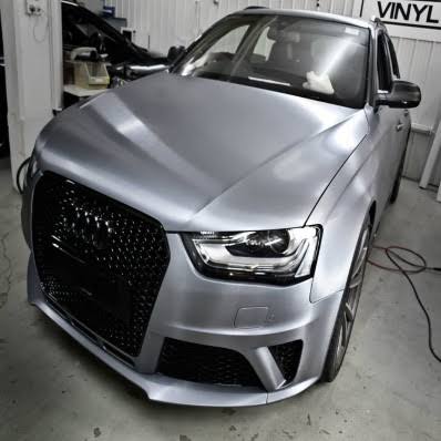 Brushed Gunmetal Aluminium Car Vinyl Wrap Film 152cm x 100cm Silver Brushed Aluminium O77123