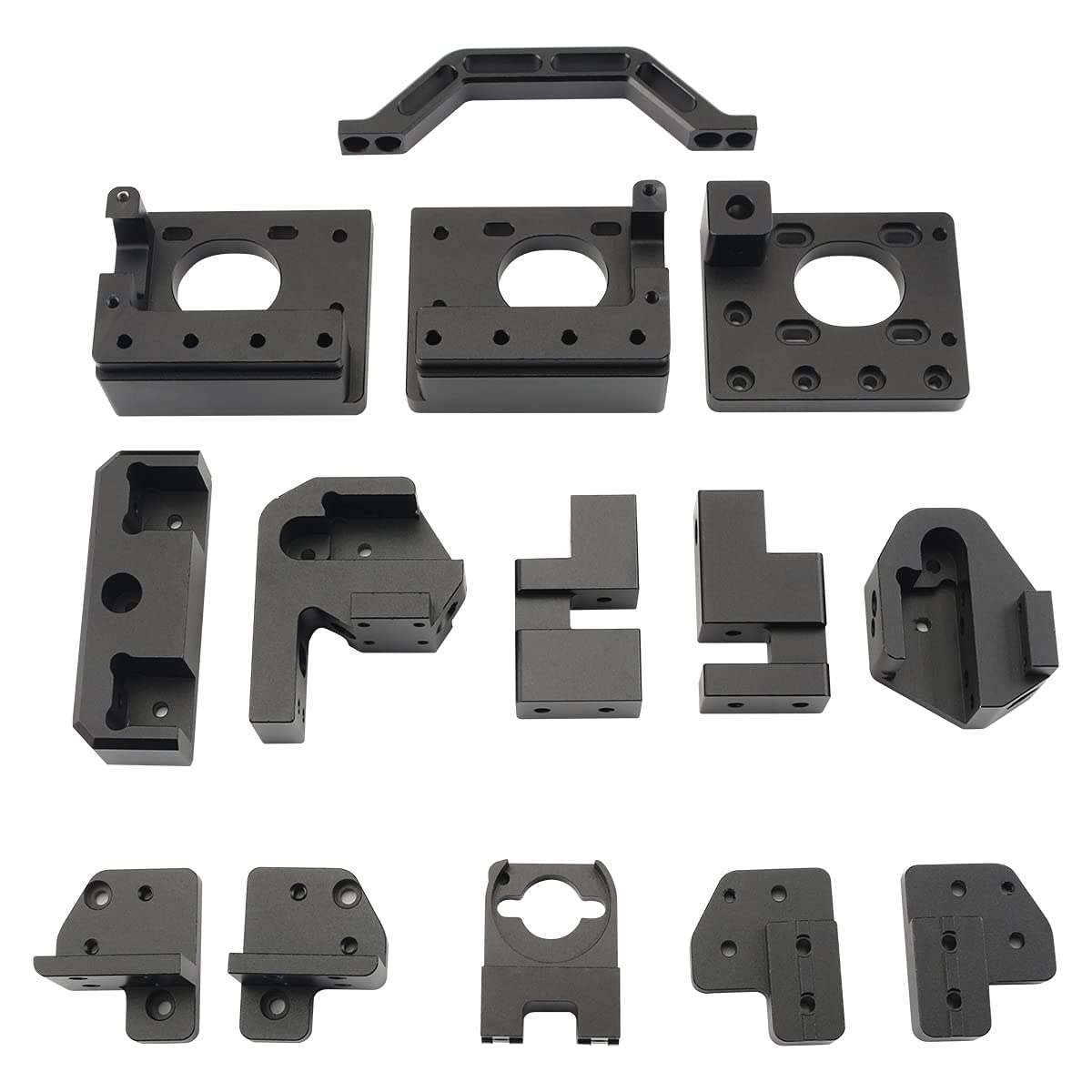 3D Printer Aluminum Alloy Frame CNC Kit Black Red I4713