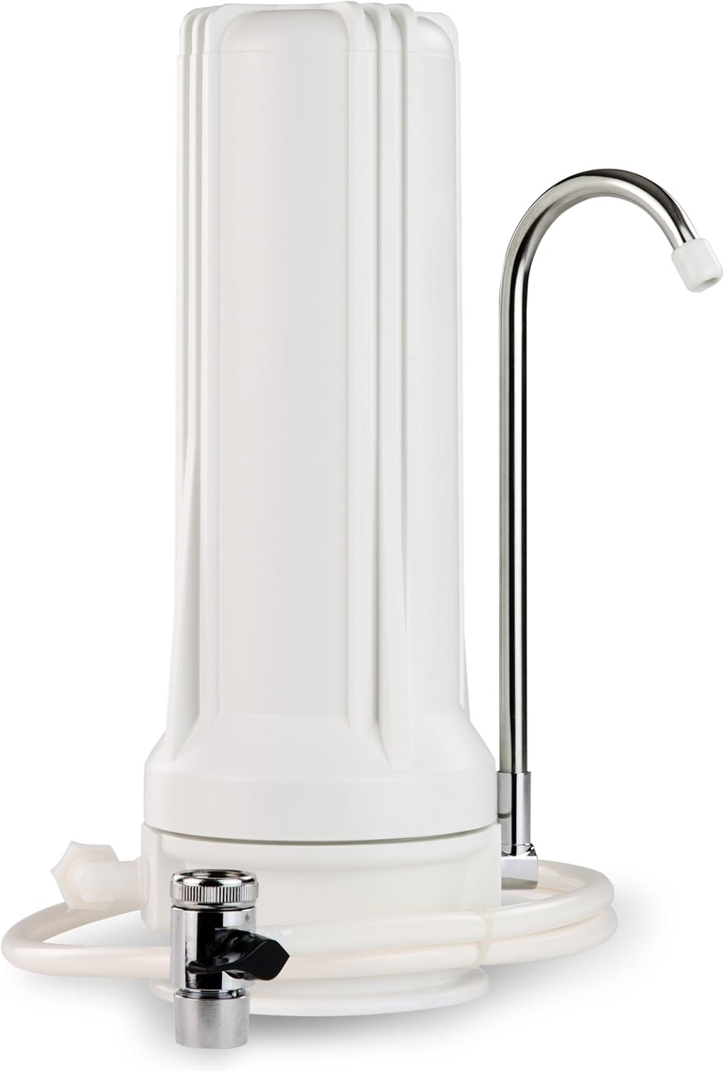 Countertop Drinking Water Filtration System with Carbon Filter, 2.5 x 10, Clear R4645