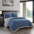3 Piece Microfiber Quilt Set C2197