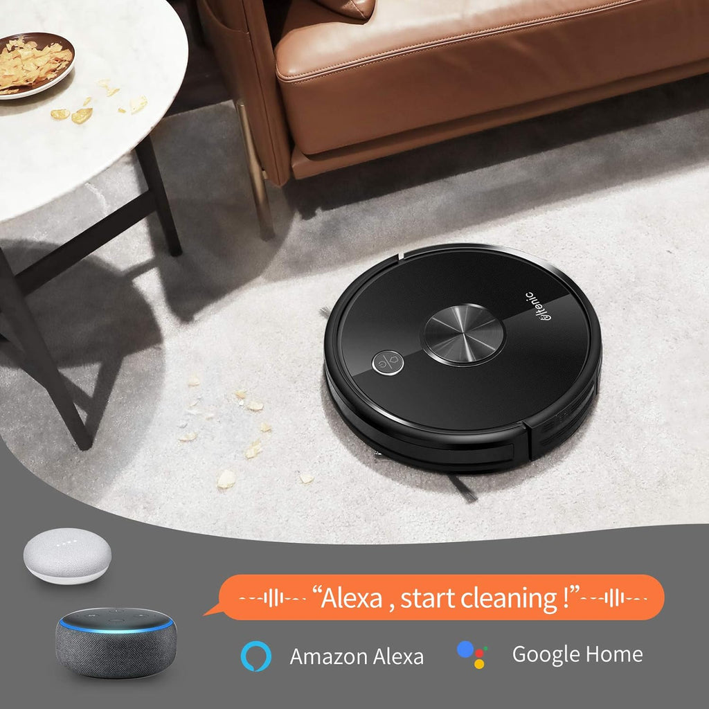 Robot Vacuum Cleaner and Mop, 3000Pa Suction, 150Mins Runtime N668