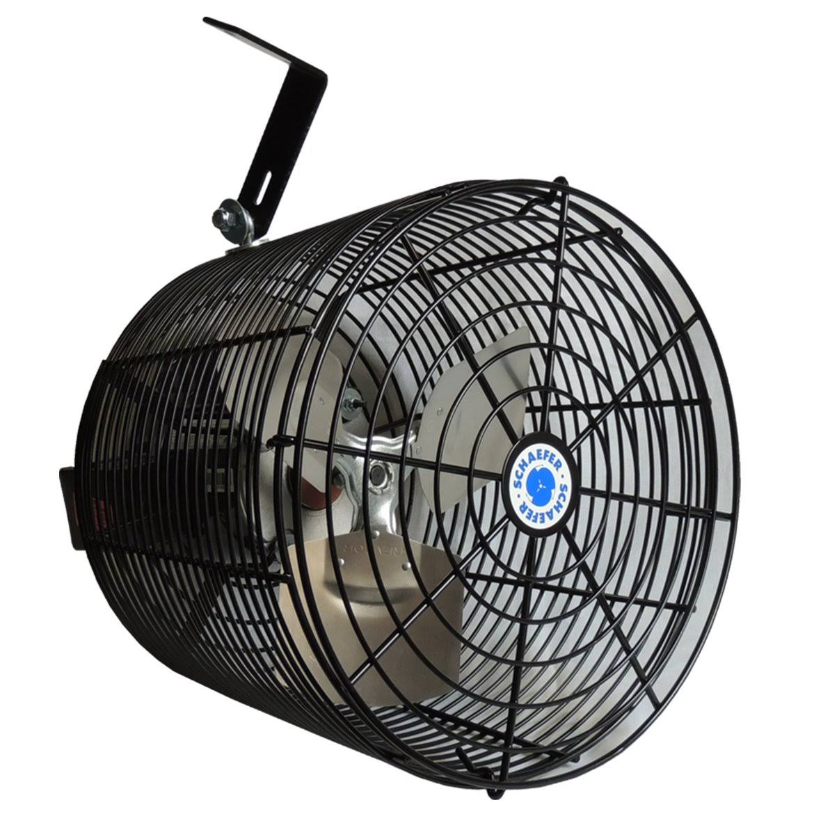 Black 12x22 Deep Guard Circulation Fan C7385
