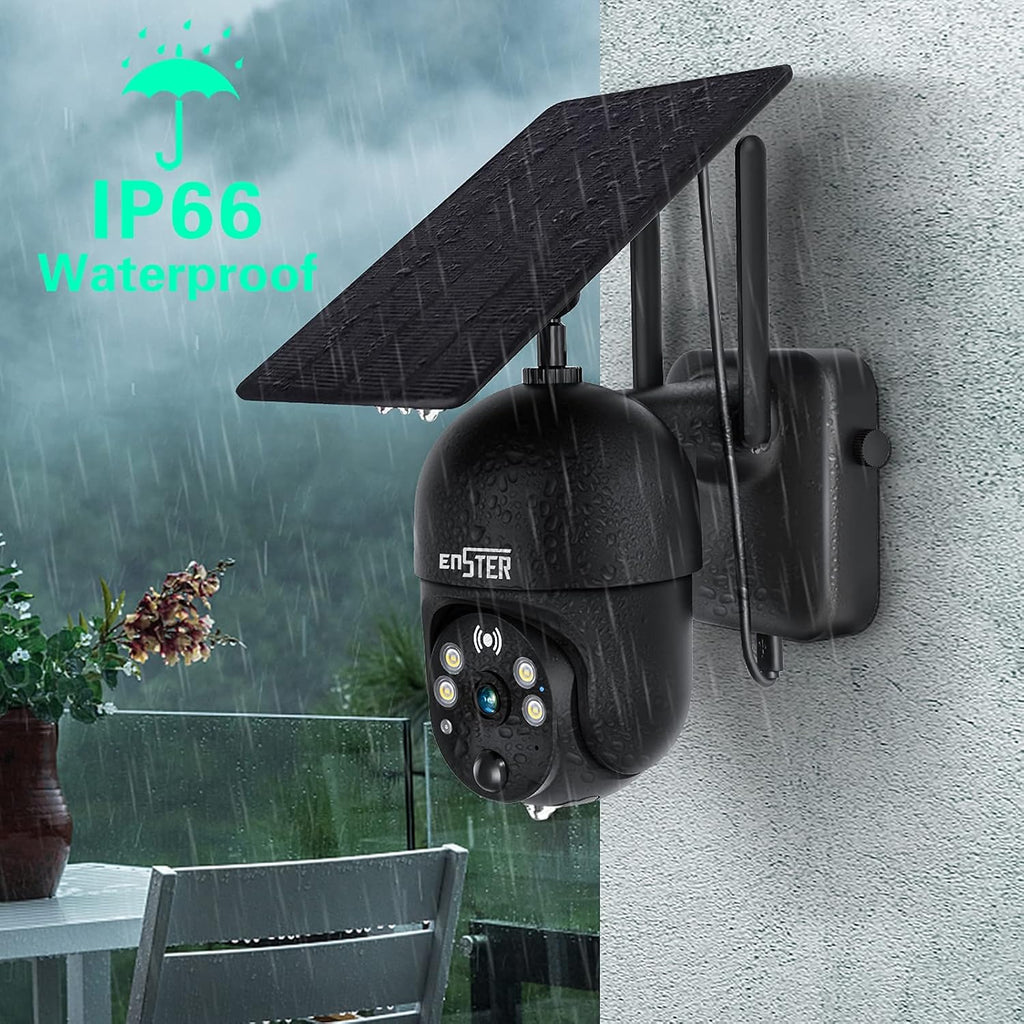 Wireless 360° PTZ 15000mAh Battery Powered Security Camera with Spotlight M721