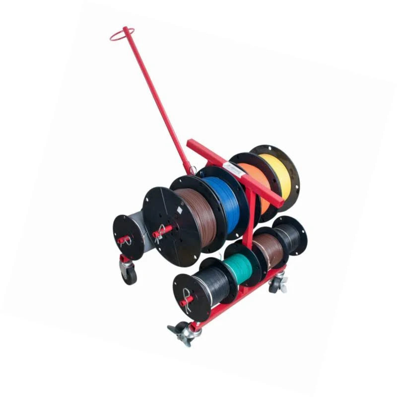 6 Spindle Portable Wire Caddy X6277