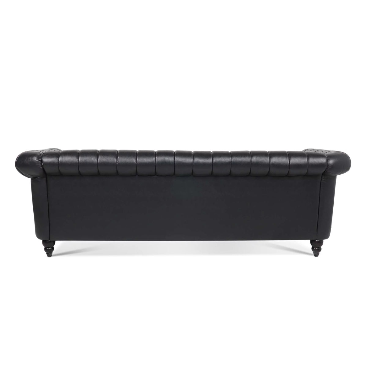 3 Seater Faux Leather Sofa with Rolled Arms V653336