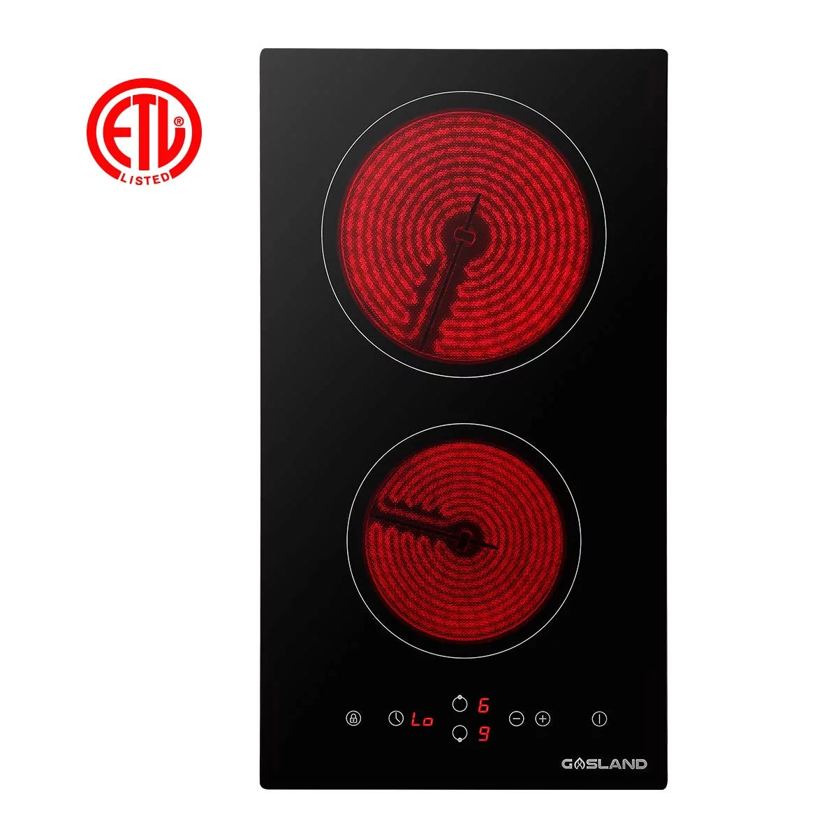 2 Burners Ceramic Glass Electric Cooktop M847289