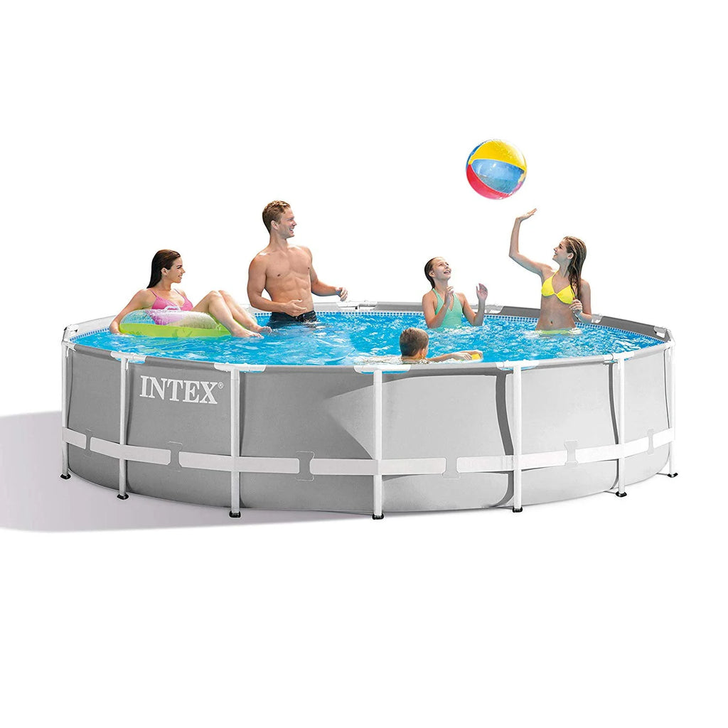 14 Foot x 42 Inch Above Ground Swimming Pool Set with Filter F711