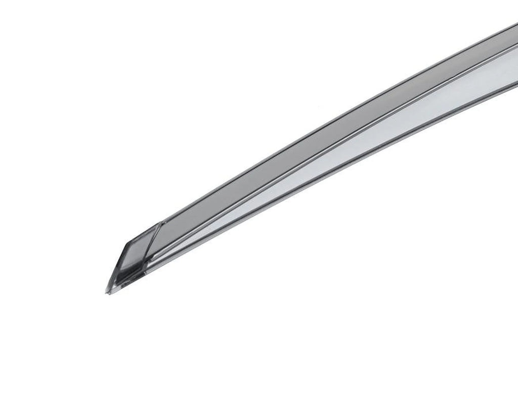 Side Window Visors Wind Deflectors Rain Guard with Black Trim U8507