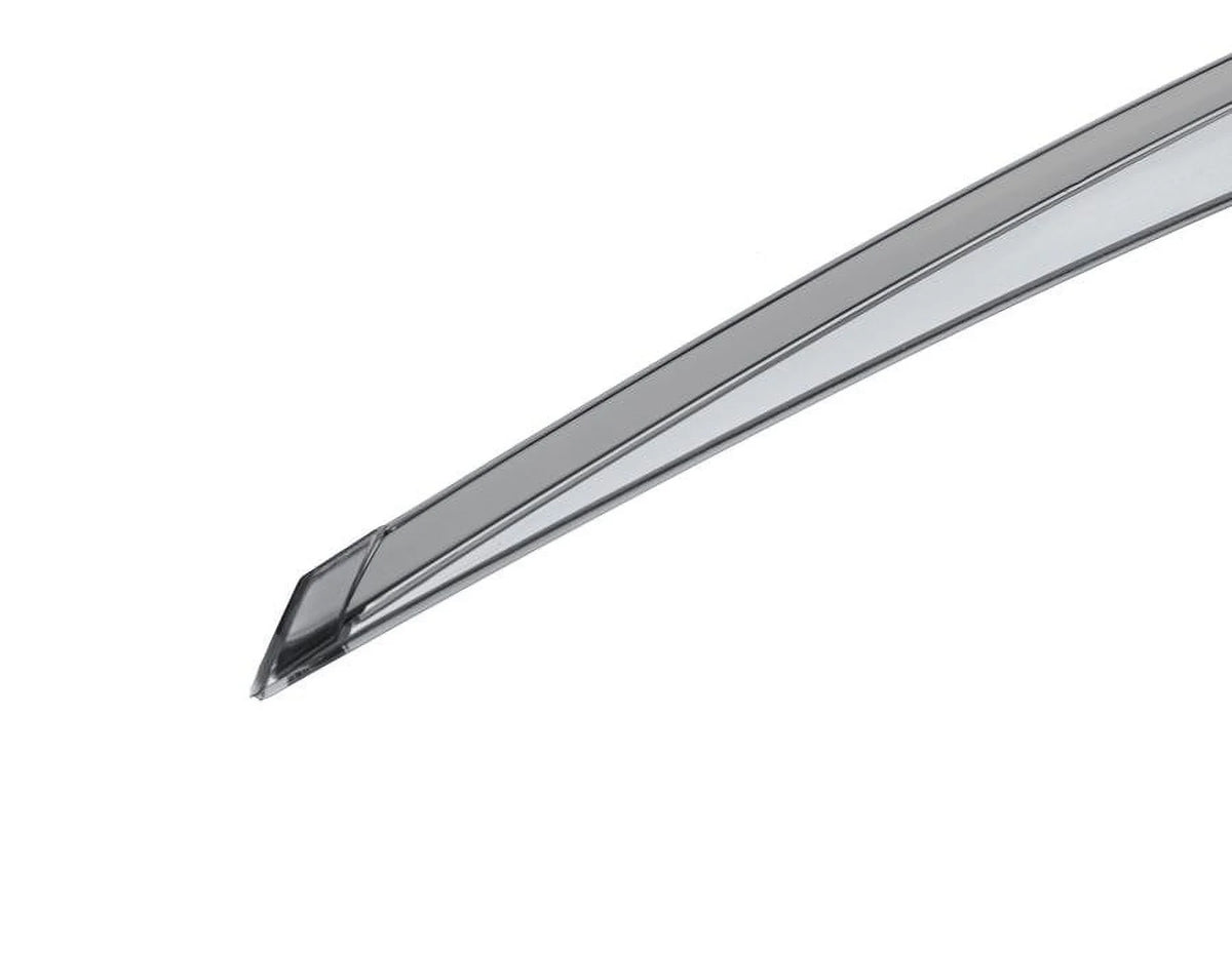 Side Window Visors Wind Deflectors Rain Guard with Black Trim U8507