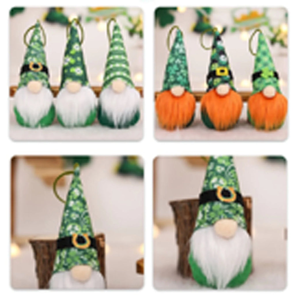 Handmade Gnome Doll Ornaments Set H4452