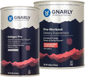 Unflavored Collagen Pro and Strawberry Lemonade Preworkout I4428