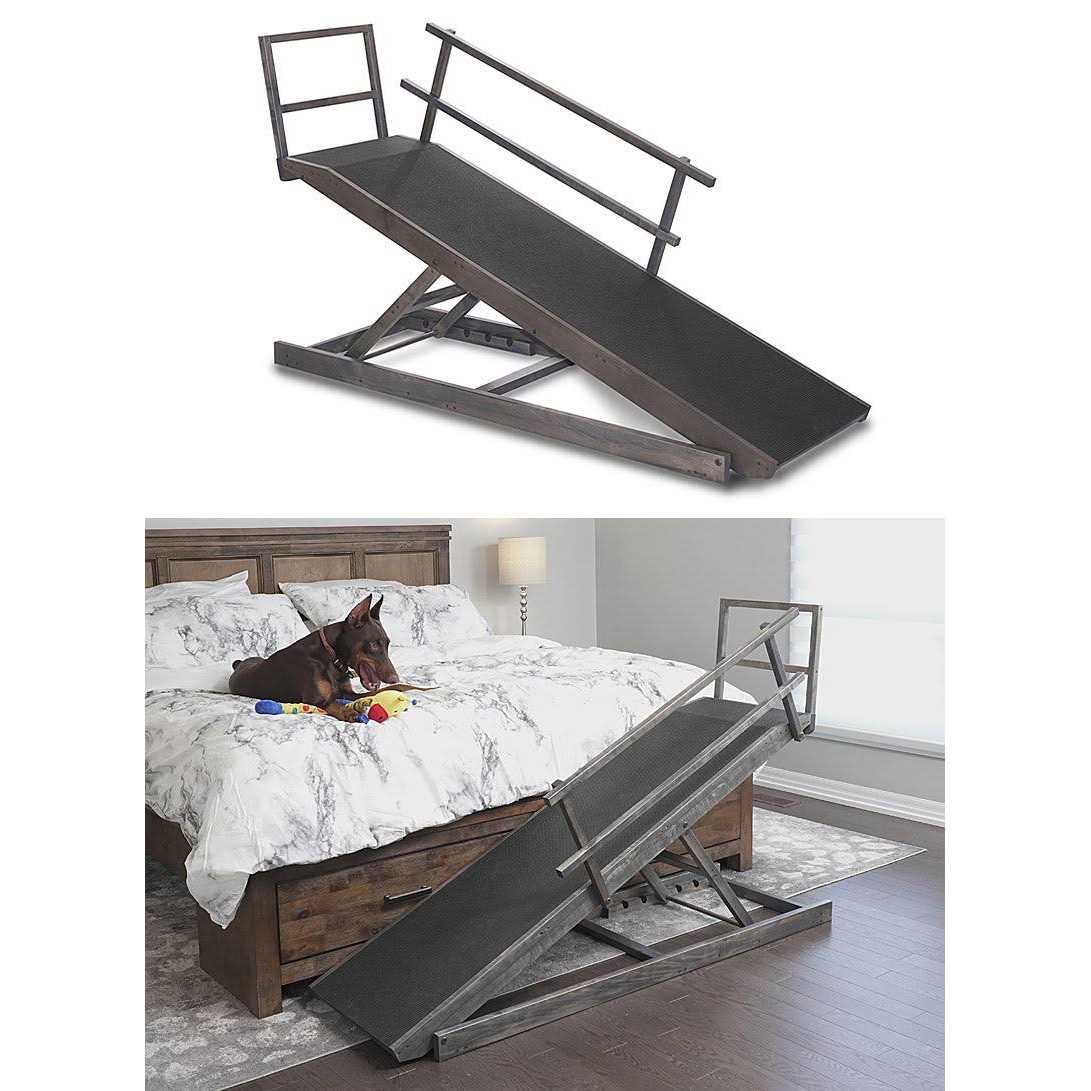 Large Adjustable Height Dog Bed Ramp O794