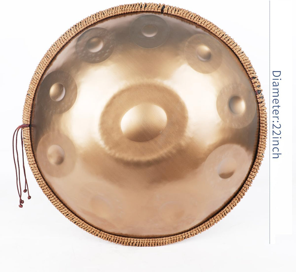 22 inches 10 notes steel handpan drum with carry bag F1155