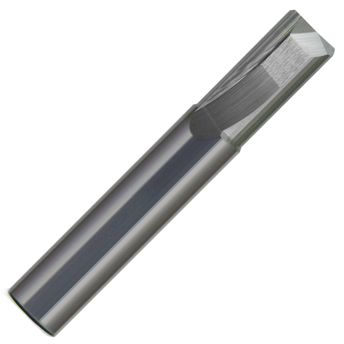 1/4x22 Diameter 2 Flute Single End Standard Length Straight Flute Bright Uncoated Carbide End Mill U2316