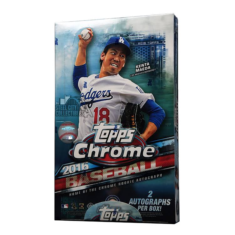 2016 Topps Chrome Baseball Hobby Box O793294