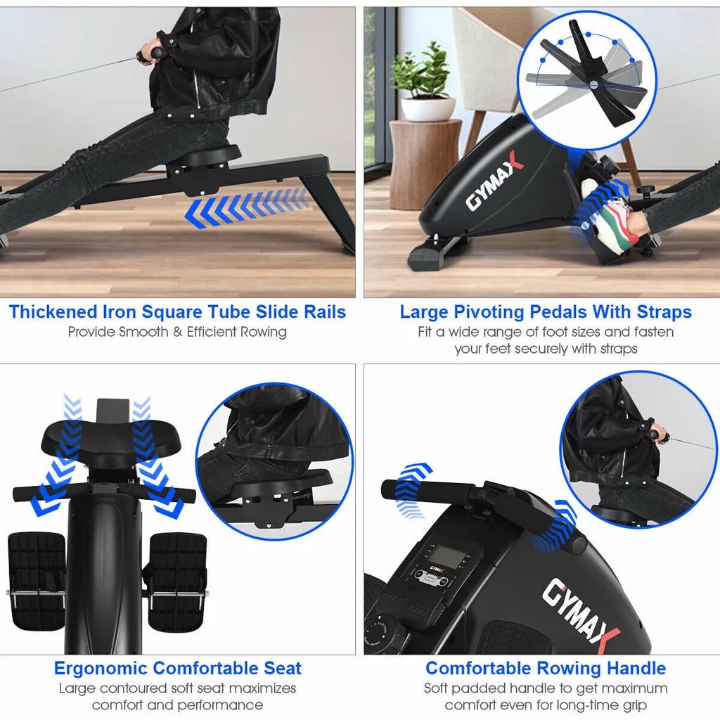 Foldable Magnetic Rowing Machine K670