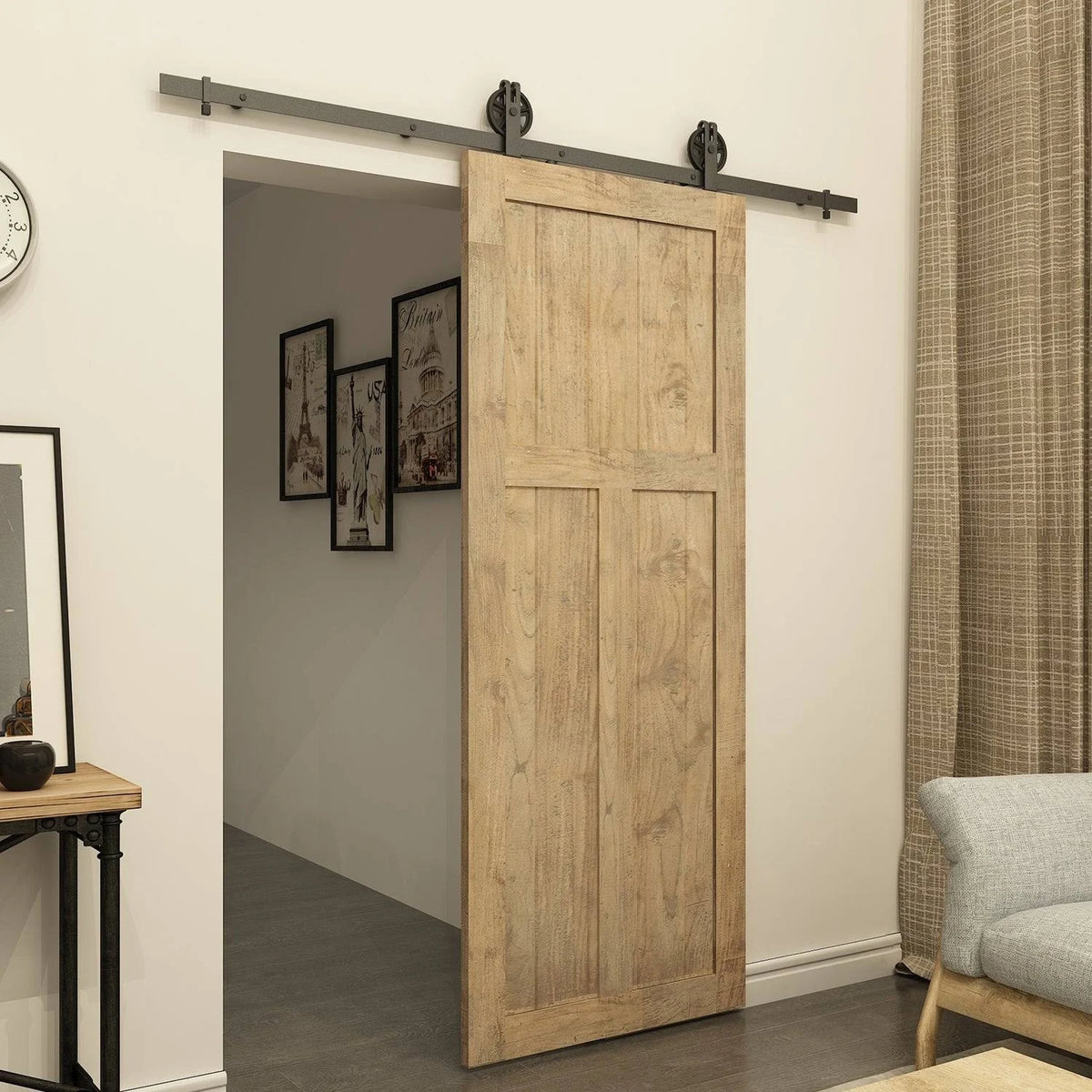 Unfinished Pine Barn Door Slab 42 in. Q55632