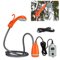 Portable Camping Shower Pump Rechargeable Shower Head D408