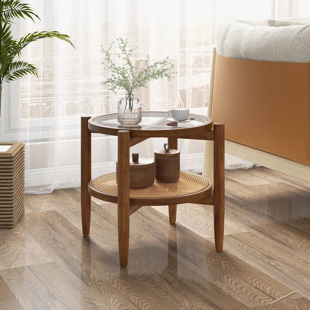 Set of 2 Storage Side Table F841