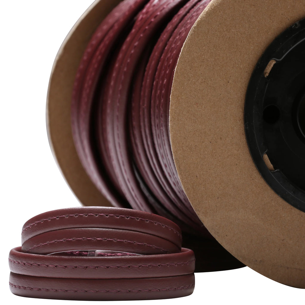 Burgundy Red Marine Vinyl Upholstery Trim R10648