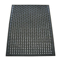 Anti-Slip Grease Proof Kitchen Mat, 3/8 x 36 x 60, Black L36255