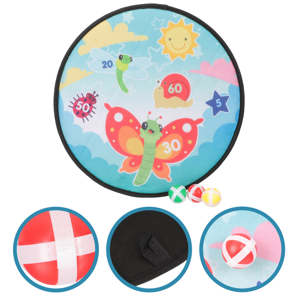 Kids Dart Board with Sticky Balls Toy D58442