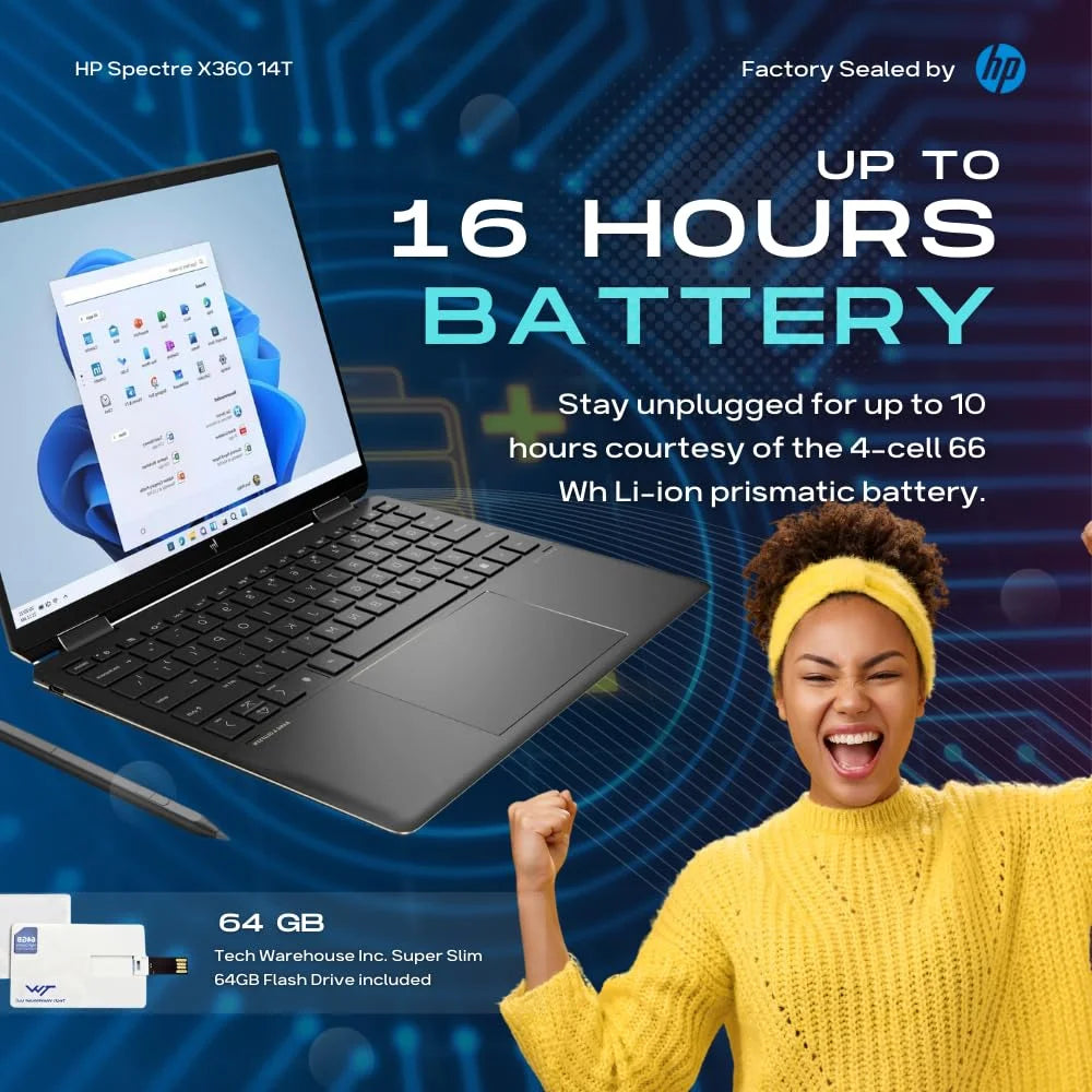 14T 13.5" Touch Intel i7-1165G7 16GB RAM 1TB SSD Nightfall Black Win 10 Pro I841021